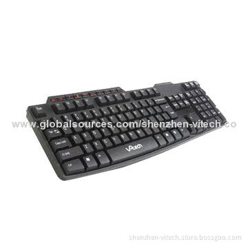 Useful and Nice 2.4GHz Multimedia Wireless Bluetooth Keyboard with 10m Working Distance and 113 Keys